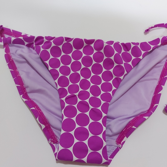 Echo Purple Polka Dot Bikini Bottoms - Picture 9 of 11
